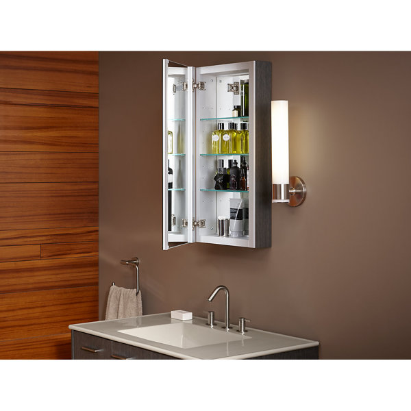 Kohler Verdera® Recessed or Surface Mount Frameless Medicine Cabinet ...